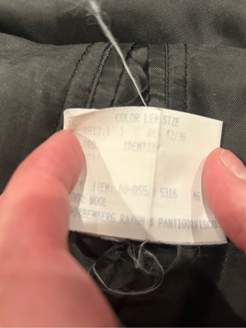 Men's Black Pinstripe Brooks Brother’s Suit 42/36 - Picture 10 of 10